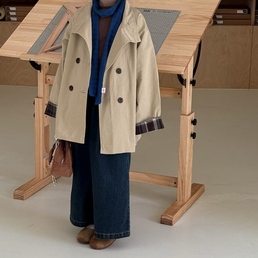 ショートコート・ジャケット・ジャンパー 無地ロング丈トレンチコートジャケット 襟付きカジュアルアウター【mh0010782】