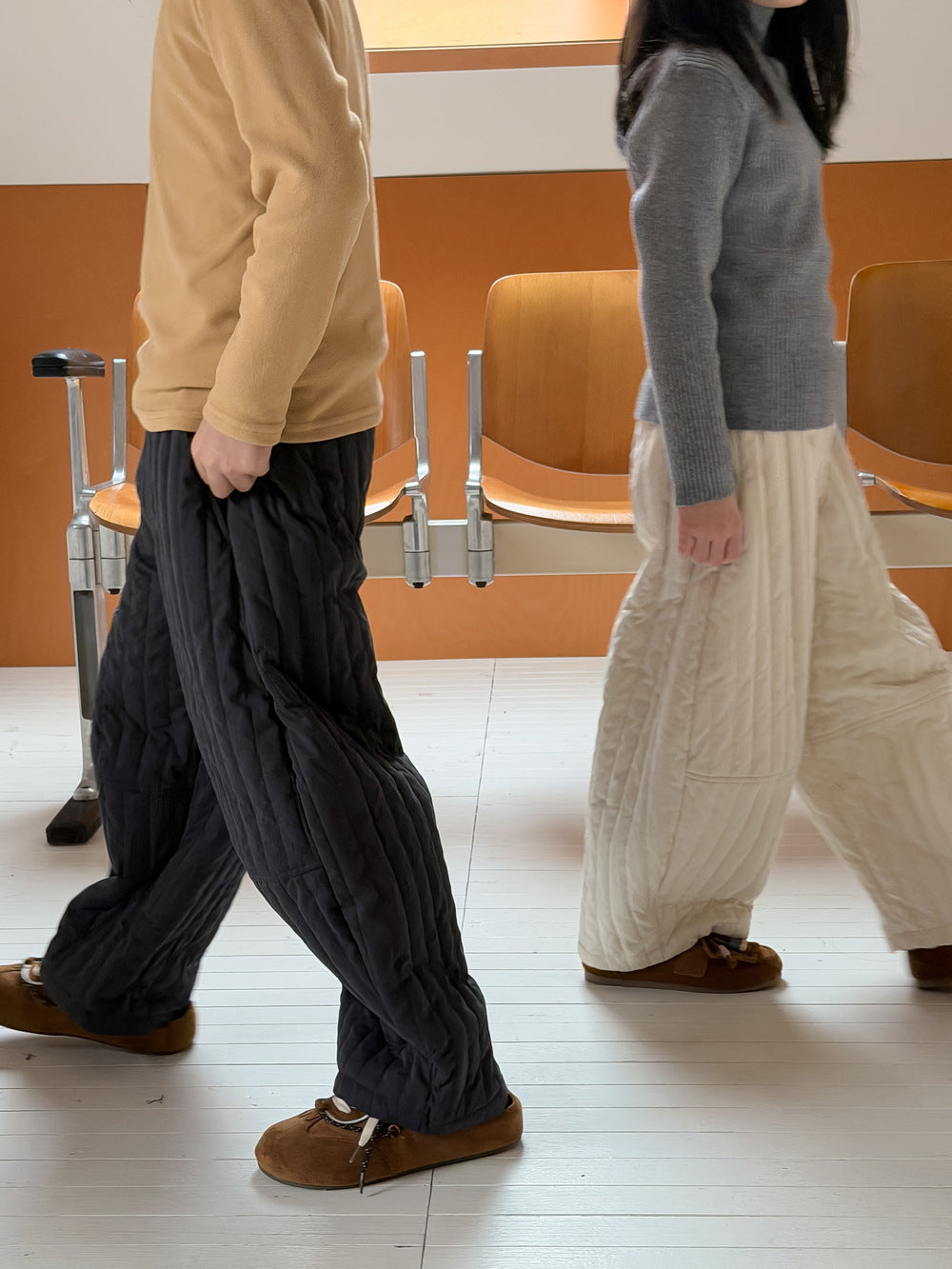 ロングパンツ・スウェットパンツ キルティングパンツ 防寒バレルパンツ ロングパンツ【mh0011869】