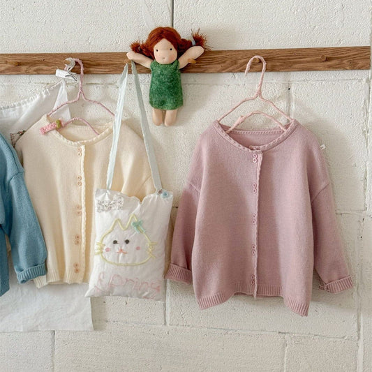 カーディガン・パーカー ニットカーディガン ダブルボタンシンプルプレッピーカーディガンジャケット【mh0009204】