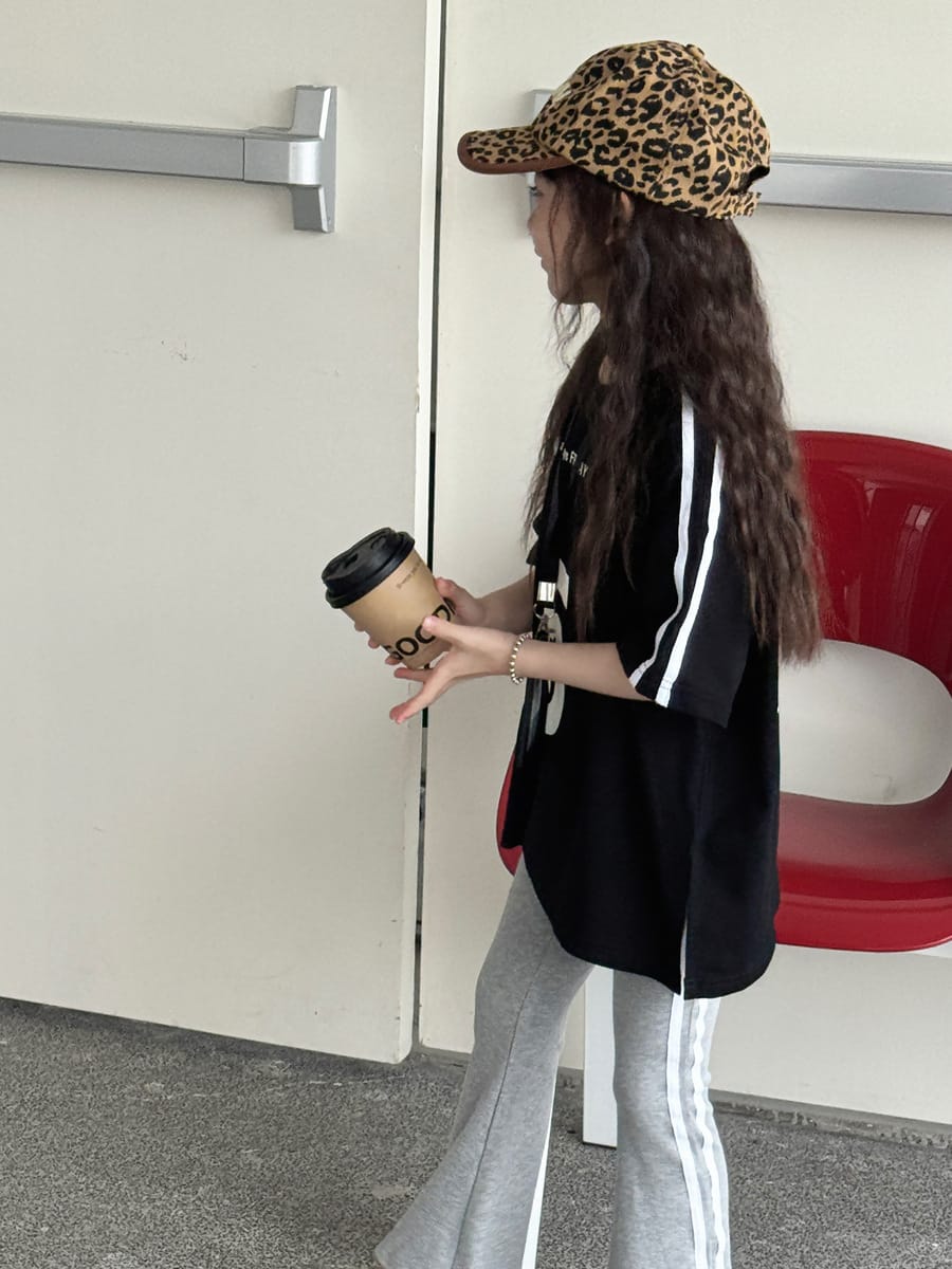 Leopard Flare Leggings フレア ロングパンツ【mh0013079】 mamahalo kids ロングパンツ・スウェットパンツ