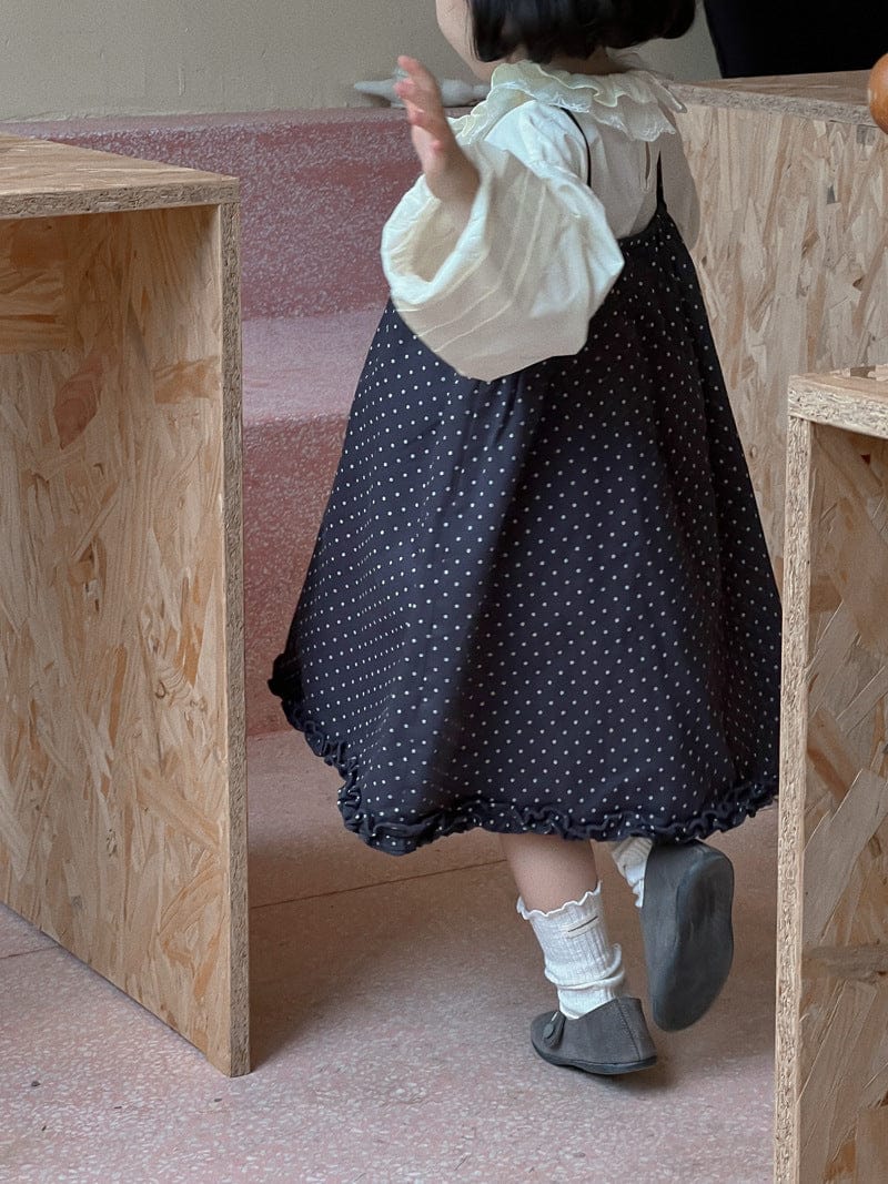 ノースリーブワンピース 水玉ピンドットキャミソールワンピース【mh0010698】