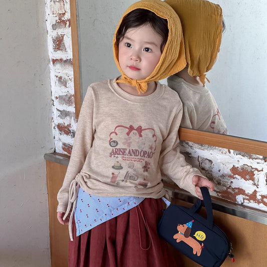 長袖Tシャツ プリント柄長袖Tシャツ【mh0010701】