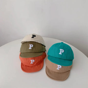 ベビー用帽子 ベビー帽子 キャップ 野球帽 レターロゴ刺繍