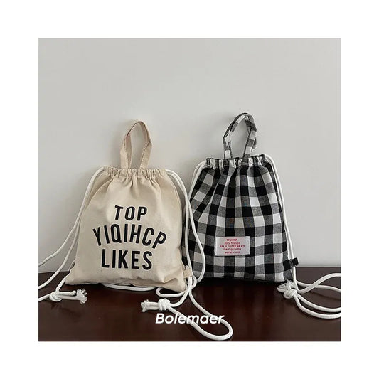 バックパック キッズバッグ 持ち手付きナップサックリュックバックパック鞄 4カラー【mh0007473】