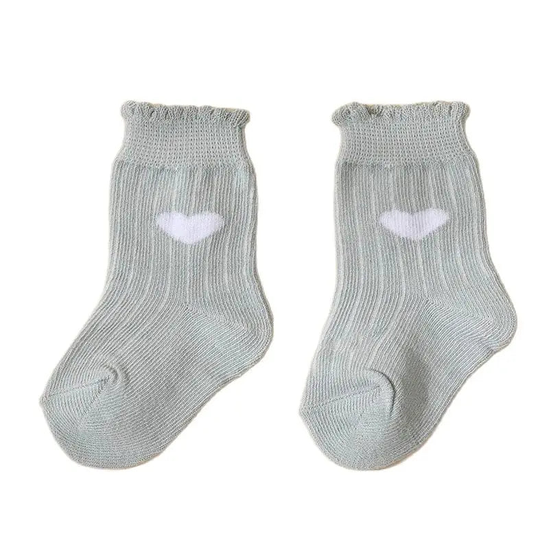ベビー用靴下・タイツ *メーカー直送* ベビーソックス 靴下4足セット ハートショートソックス【mh0007887】