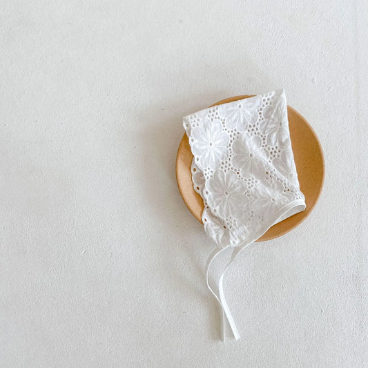 ベビー用帽子 ベビー帽子 レース ボンネット ベビーハット ベビーアクセサリー【mh0004742】