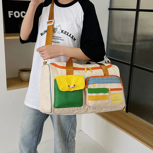 マザーズバッグ Multi Color / 取り寄せ(3〜14日) マザーズバッグ ままバッグ ポケット 大容量 トラベルバッグ 旅行バッグ 鞄【mh0006132】