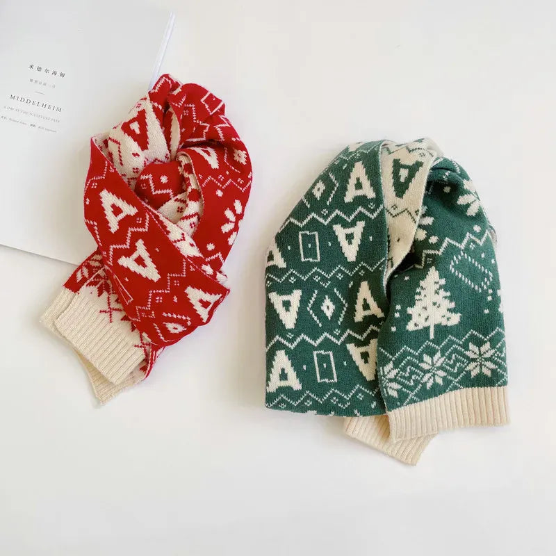 ネックウォーマー Red / One Size ベビー キッズ クリスマス マフラー【mh0000215】