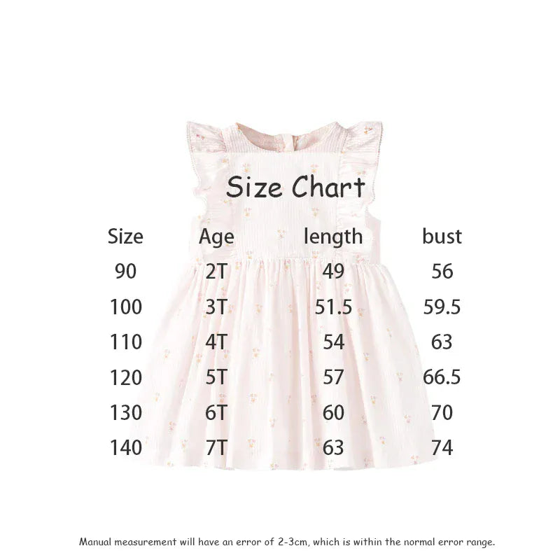 ノースリーブワンピース キッズワンピース ラッフルフリル ノースリーブサマードレス フラワー小花柄プリント