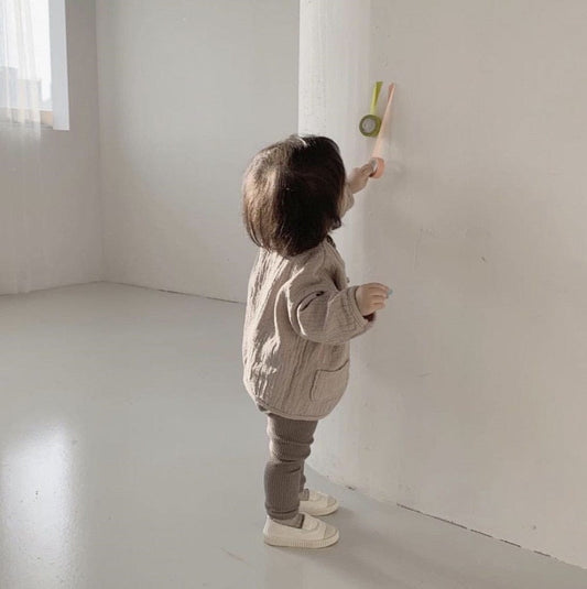 ショートコート・ジャケット・ジャンパー キッズ コットンリネン ジャケット