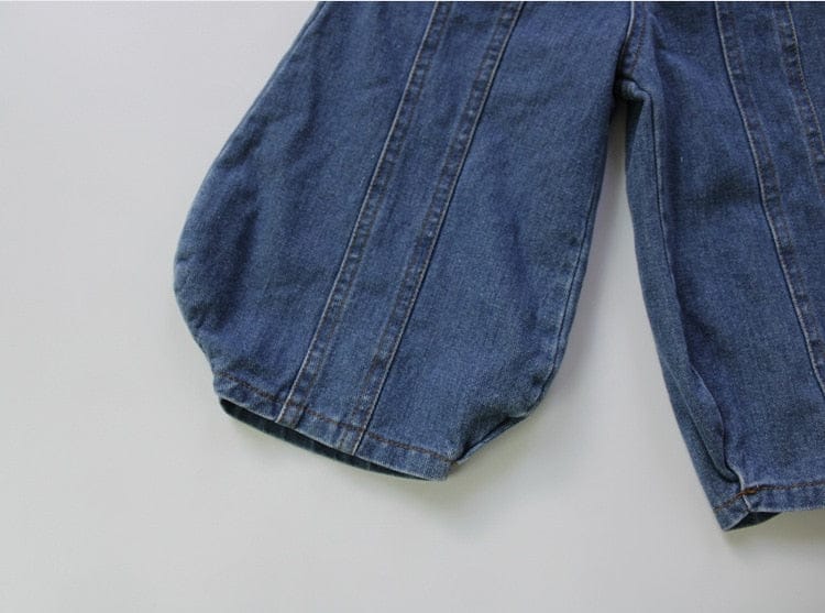 デニムパンツ キッズ デニム ふんわり バルーン パンツ ジーンズ