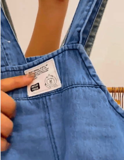 オーバーオール ベビーオーバーオール サスペンダーパンツ サロペット デニム 2カラー