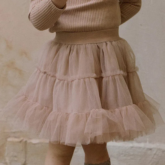 スカート キッズスカート チュチュ チュールボリュームスカート プリンセススカート 2カラー ガールズ 女の子 子供服