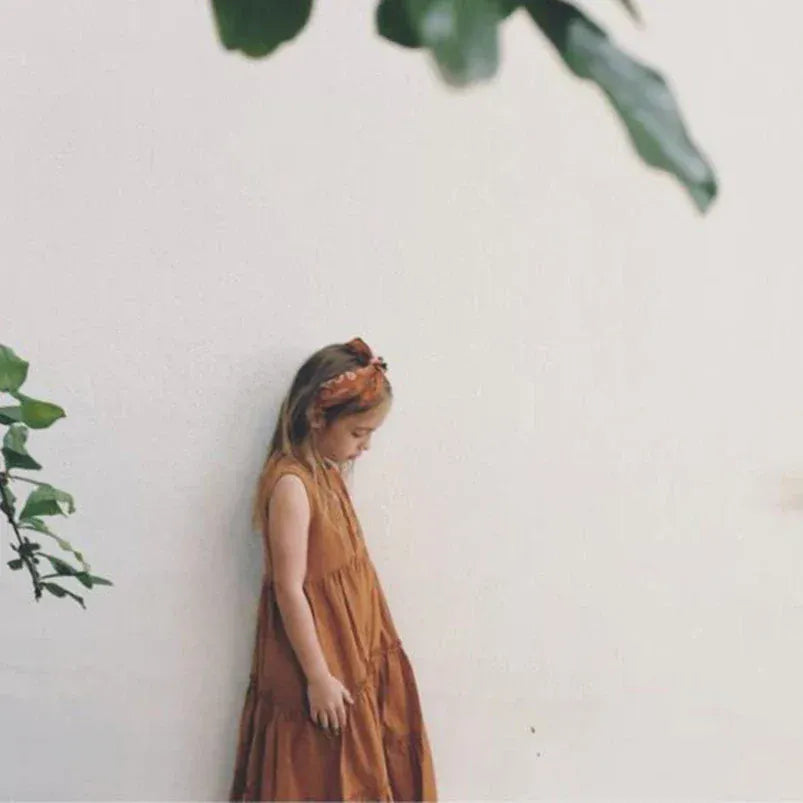 ノースリーブワンピース キッズワンピース ノースリーブサマードレスワンピース 2カラー【mh0006247】