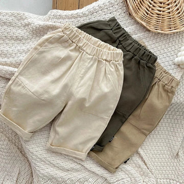ロングパンツ・スウェットパンツ ベビーキッズパンツ シンプルベーシック ルーズロングパンツ 3カラー