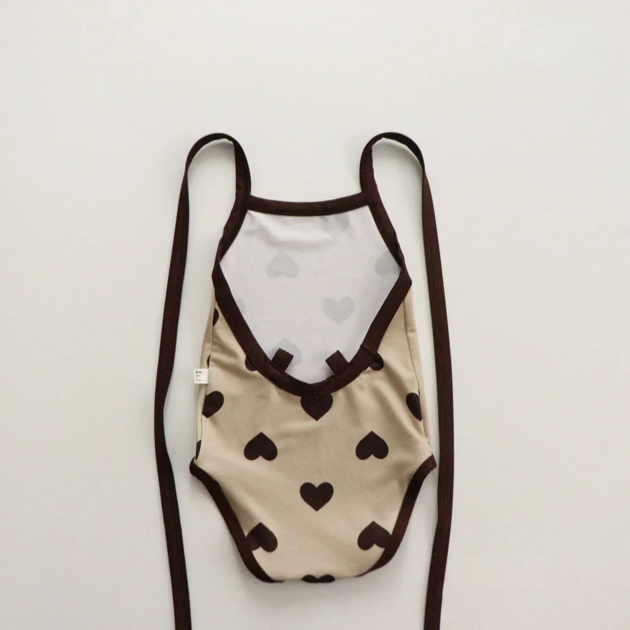 ベビー用水着 ベビー水着 帽子セット ワンピース ハートプリント スイムウェア 3カラー【mh0004448】