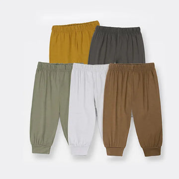 ロングパンツ・スウェットパンツ ベビーパンツ 薄手ロングルーズパンツ 無地シンプルベーシック 5カラー