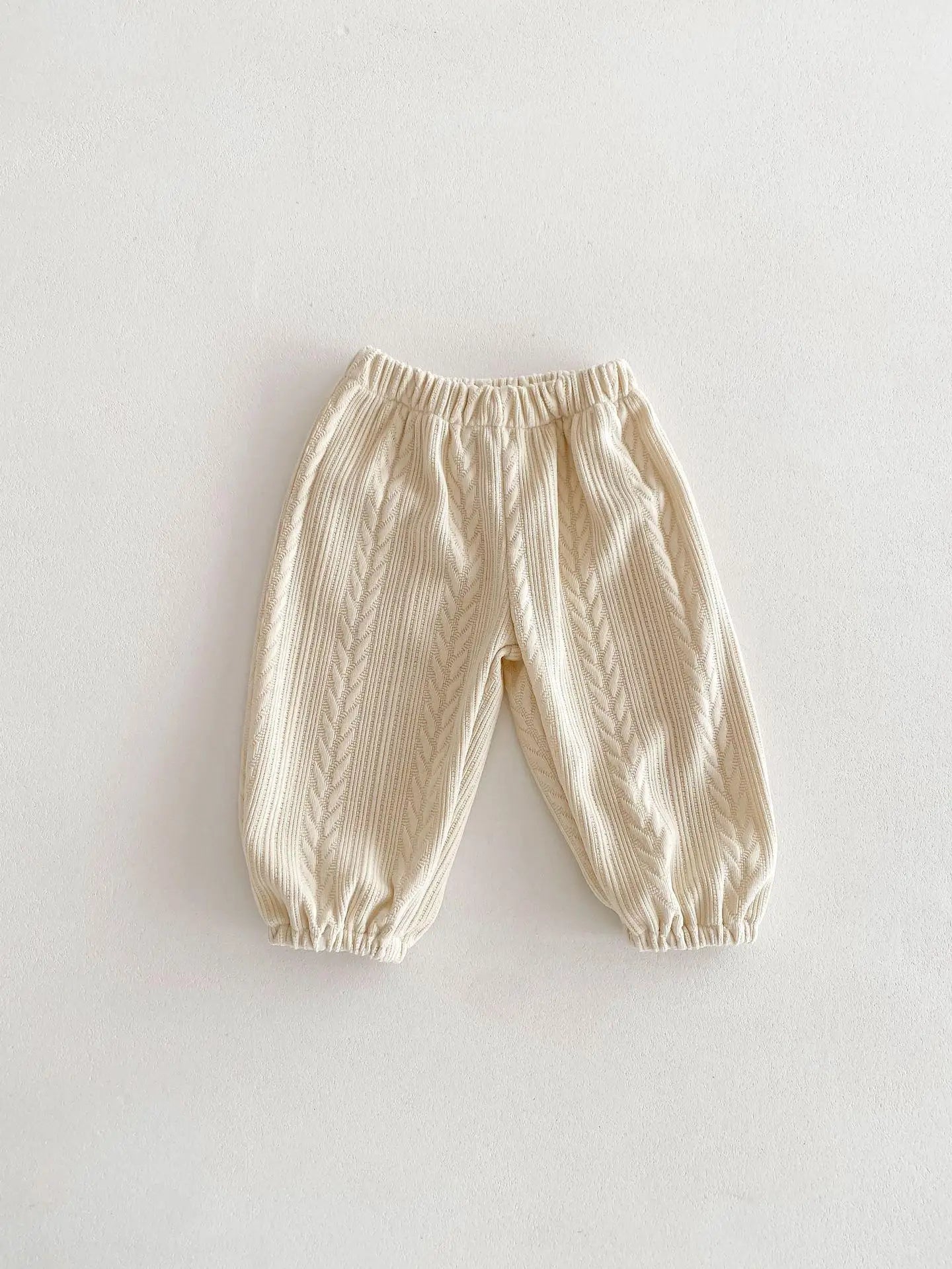 ロングパンツ・スウェットパンツ beige / 6M 66cm ベビーパンツ 薄手ロングパンツ 蚊よけサマーパンツ 2カラー