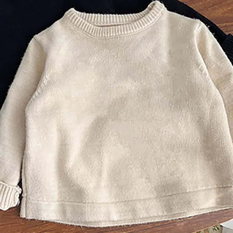 サロペットパンツ・サスペンダーパンツ beige sweater / 66cm ベビートップス サロペット ニットセーター ニットサスペンダーパンツ オーバーオール 2カラー