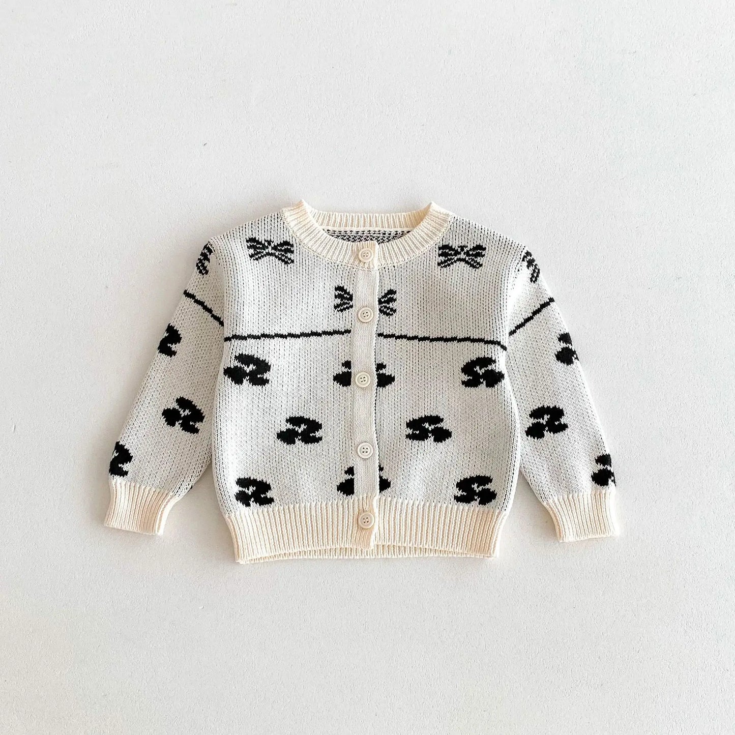 カーディガン・パーカー black / 12M 80CM キッズカーディガン ニットジャケット 2カラー