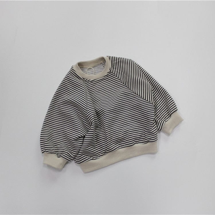 トレーナー・フーディ Black striped / 80cm キッズ ボーダー スウェット トレーナー