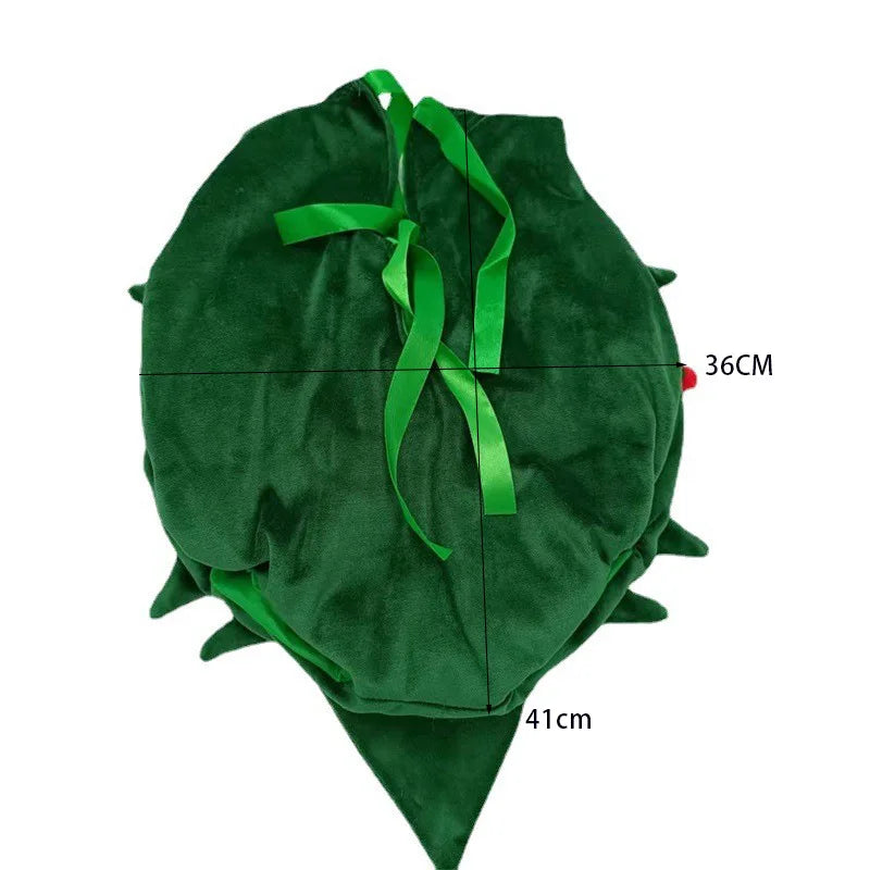 ノースリーブロンパース christmas / 100 Days ベビーコスチューム クリスマスツリー クリスマス衣装 パーティ ボディスーツ 帽子セット グリーン ユニセックス 男の子 女の子 子供服【mh0003385】