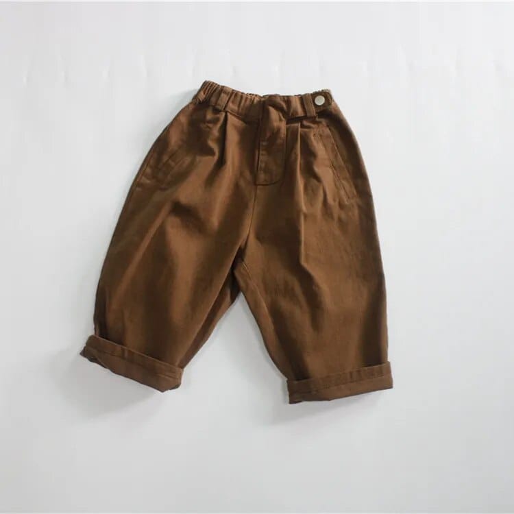 ロングパンツ・スウェットパンツ coffee / 80cm キッズ ルーズ ロング パンツ
