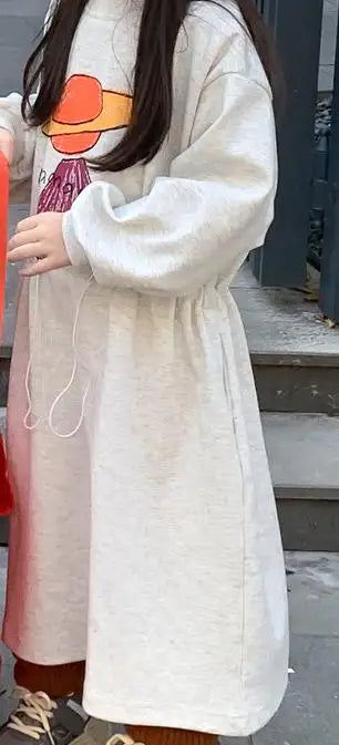 長袖セットアップ dress / 2T 90cm キッズセットアップ 2点セット スウェットシャツ ロングパンツ スウェットワンピース リンクコーデ 兄弟 姉妹 お揃いコーデ