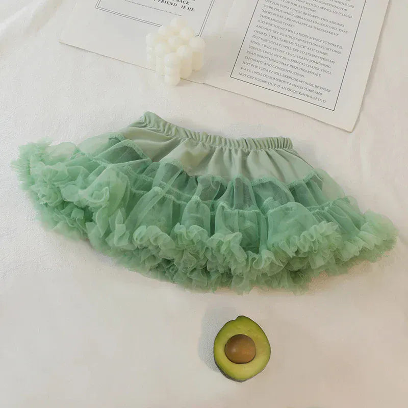 ベビー用水着 Green Dress / 90cm キッズ水着 ワンピース チュチュ チュールスカート ドレス ガールズ スイムウェア 2カラー【mh0005124】