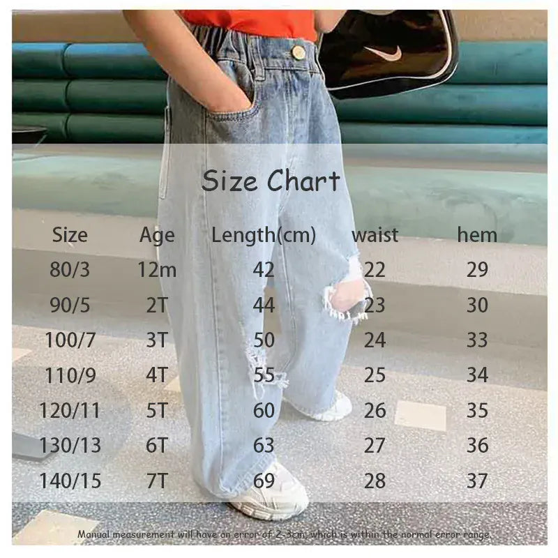 デニムパンツ キッズパンツ ダメージ加工 デニムパンツ ルーズパンツ ジーンズ ジーパン【mh0005771】