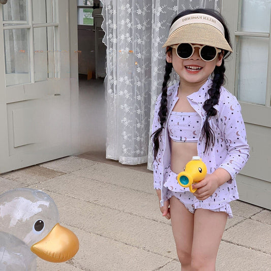 ベビー用水着 ボーイズガールズ水着 長袖/ノースリーブ/セパレート/ビキニスイムウェア ラッシュガード リンクコーデ【mh0009290】