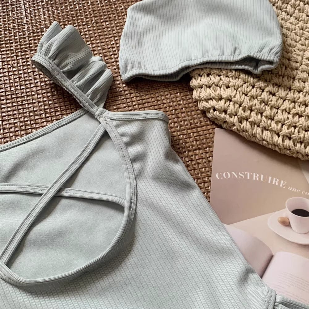 ベビー用水着 ガールズ水着 フリルガーリーワンピーススイムウェア【mh0010225】