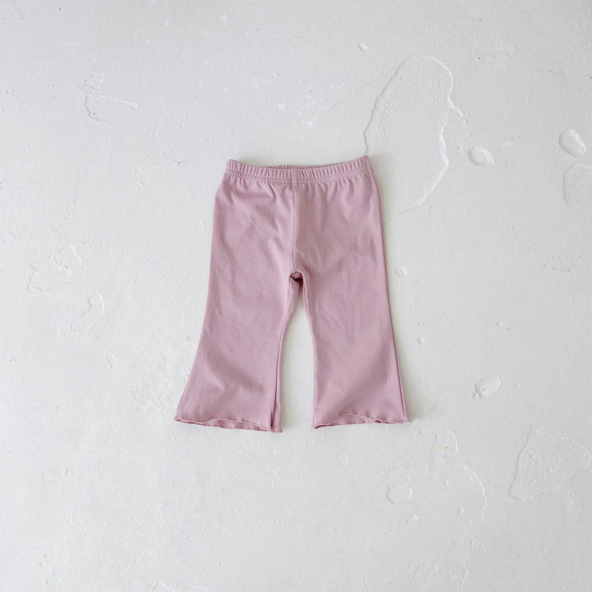 ノースリーブセットアップ Pink purple trousers / 73cm ビッグリボンキャミソールトップス/リボンショートパンツ/フレアロングパンツ【mh0009761】