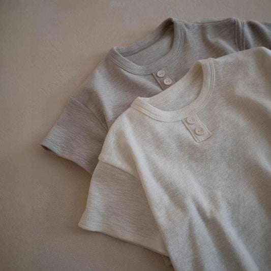 半袖セットアップ シンプルデイリー半袖Tシャツ+ショートパンツセットアップ 2点セット【mh0009426】