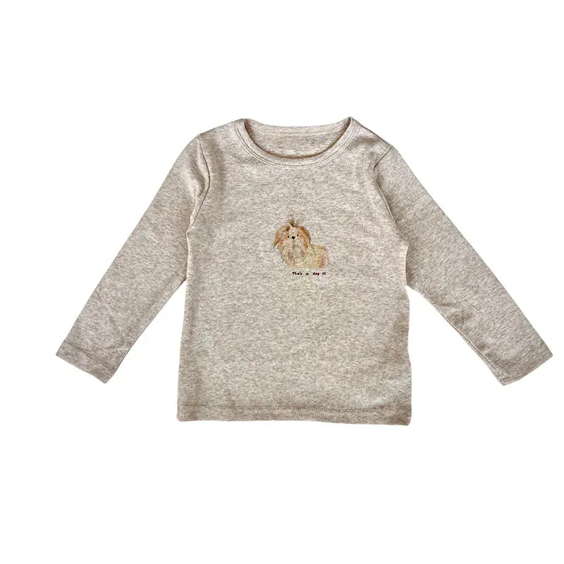 ロングパンツ・スウェットパンツ t-shirt / 2T 90cm キッズトップス パンツ ニットノースリーブベスト プリント長袖 Tシャツ ワイドレッグパンツ【mh0004418】