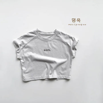半袖Tシャツ gray / 12M 80cm キッズトップス 半袖Tシャツ レターロゴ ラグランスリーブ ルーズ 3カラー