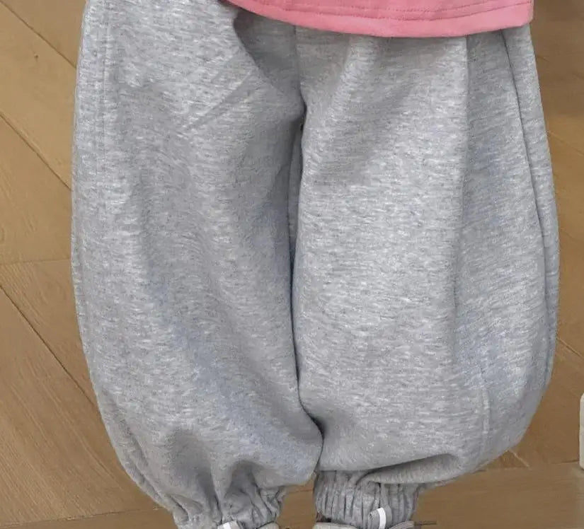 長袖Tシャツ gray / 2T 90cm キッズトップス スウェットパンツ 長袖 ラグランTシャツ ロングルーズパンツ
