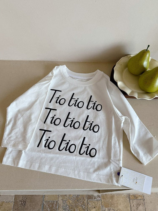 長袖Tシャツ レターロゴプリント長袖Tシャツ【mh0010579】