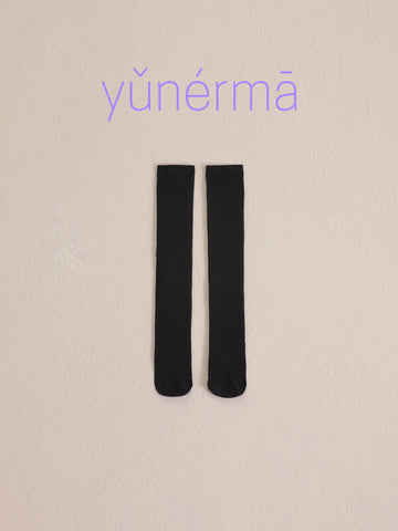 キッズ ジュニア リブ ハイソックス【mh0013981】 yunerma ベビー用靴下・タイツ
