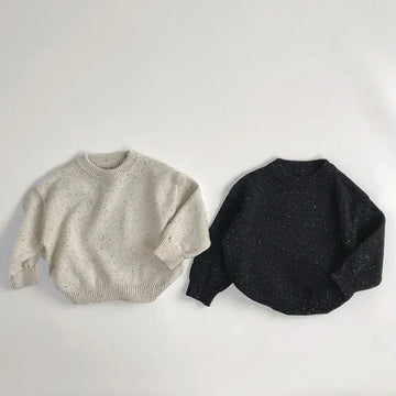 ニット・セーター キッズトップス カラフルネップニットセーター 2カラー【mh0006914】