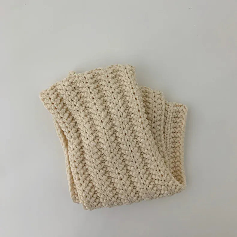 ネックウォーマー Beige / One Size ベビー キッズ ニット マフラー【mh0003498】