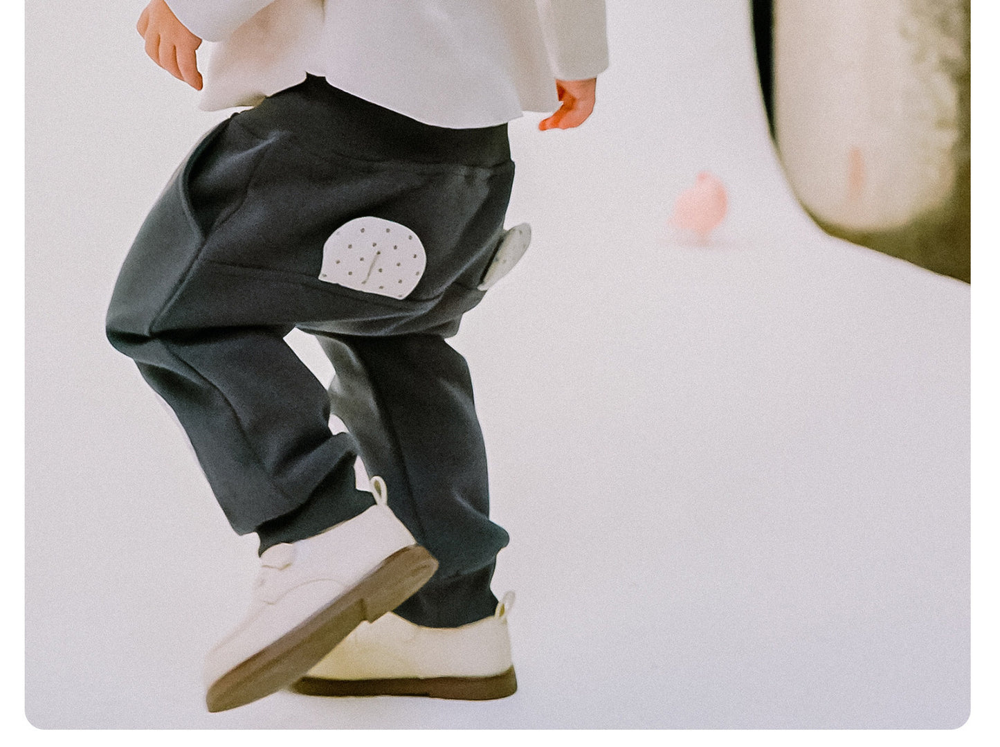 mua qiaqia | High Waist Knee Patch Sweatpants ハイウエスト ニーパッチパンツ【mh0020110】 mua qiaqia