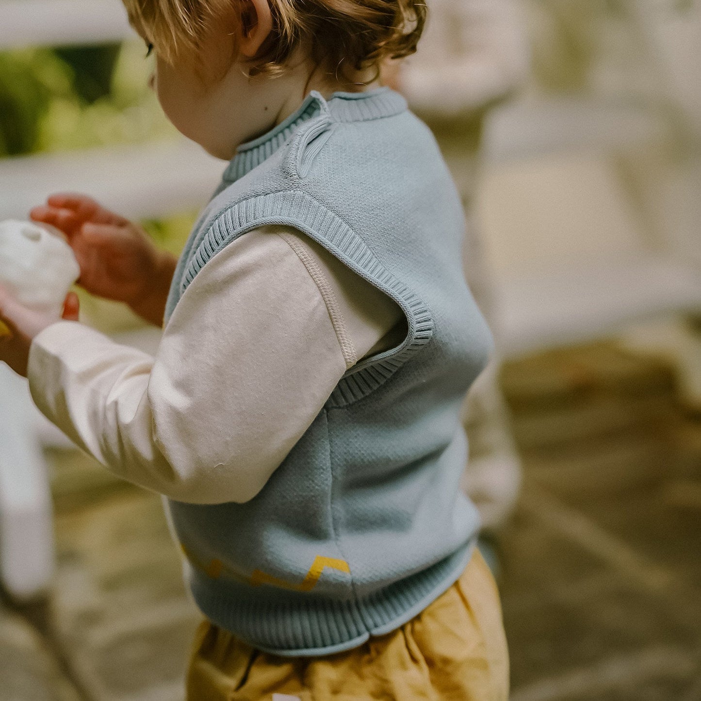 mua qiaqia | Pumpkin House Knitted Vest パンプキンハウス ニットベスト【mh0020122】 mamahalo shop