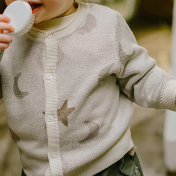 mua qiaqia | Soft Cotton Star Moon Cardigan コットン スター プリント カーディガン【mh0020130】 mamahalo shop