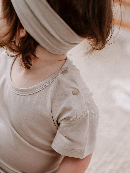 半袖Tシャツ 肩あきシンプルベーシック半袖Tシャツ【mh0010027】