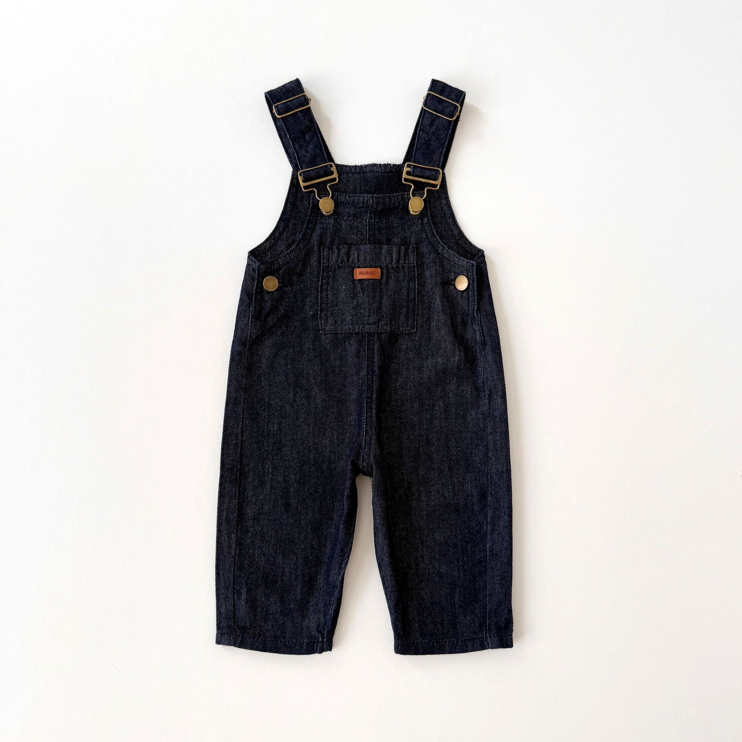 オーバーオール Denim Blue / 80cm オーバーオール ストライプ サロペット 男女兼用 キッズ【mh0011560】