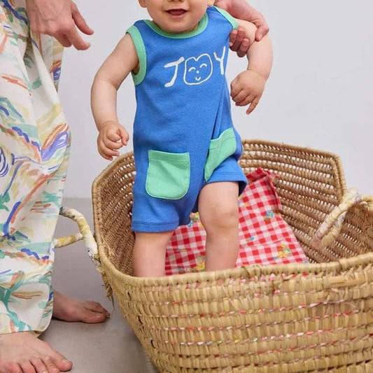 ノースリーブジャンプスーツ カラフルパッチワークノースリーブジャンプスーツボディスーツ【mh0009412】