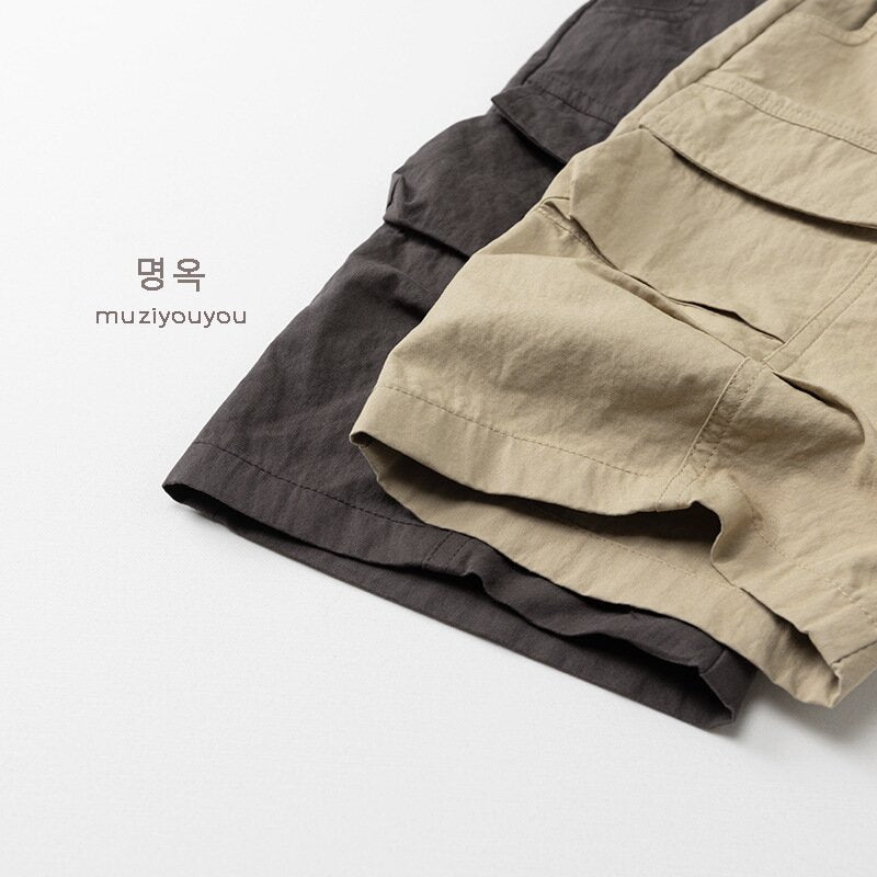 ロングパンツ・スウェットパンツ Loose Thin Versatile Cargo Pants カーゴパンツ【mh0012033】