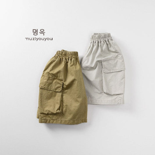 ハーフパンツ・ショートパンツ ビッグポケットルーズカーゴハーフパンツ【mh0009817】