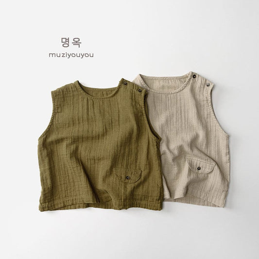 タンクトップ・キャミソール・ノースリーブトップス ポケットナチュラルタンクトップ【mh0010454】